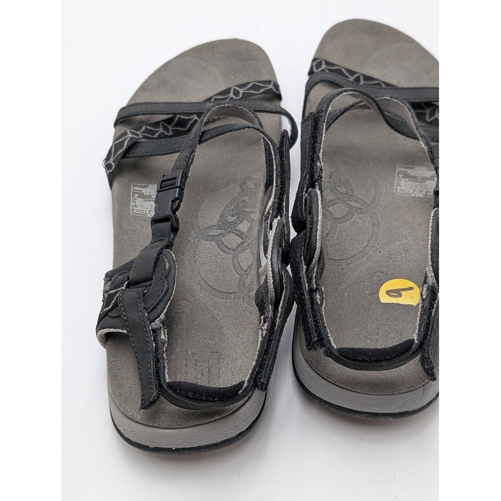 Merrell Sandals Womens 9 Black Terran Lattice II J67698 Athletic Hiking Strappy - Picture 4 of 7